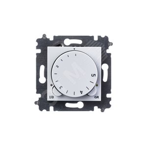 ABB Levit Белый / дымчатый чёрный Терморегулятор с поворотной ручкой 16А | 3292H-A00003 62W | 2CHH920003A6062 | ABB - фото 4