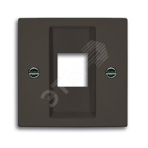 ABB Basic 55 Шато (чёрный) Плата центральная для коммуникац розеток 0210, 0211 и 0219 | 1753-0-0214  | 2CKA001753A0214 | ABB - фото 2