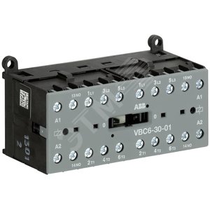 Миниконтактор реверсивный VBC6-30-01-01 9А(400В AC3) катушка 24В DС | GJL1213901R0011 | ABB - фото 2