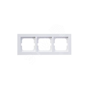 Рамка 3-постовая, серия axcent, цвет белый | 1754-0-4333 | 2CKA001754A4333 | ABB - фото 4