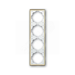 Рамка 4-постовая, серия impuls, цвет золото | 1754-0-3641 | 2CKA001754A3641 | ABB 2