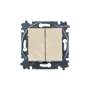 ABB Levit Слоновая кость / белый Переключатель 2-кл. | 3559H-A52445 17W | 2CHH595245A6017 | ABB - фото 5