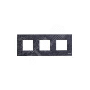 ABB Zenit Сланец Рамка 3-я (2+2+2 мод) | N2273 PZ  | 2CLA227300N2201 | ABB - фото 4