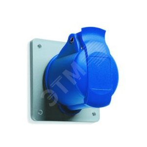 Розетка панельная с прямым унифицированным фланцем 232RU6, 32A, 2P+E, IP44, 6ч | 2CMA193242R1000 | ABB 2