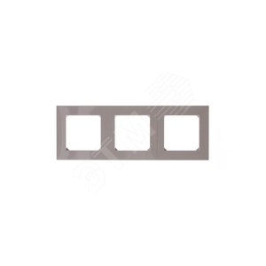 ABB Levit Кофе макиато / белый Рамка 3-ая | 3901H-A05030 18W | 2CHH015030A6018 | ABB - фото 3