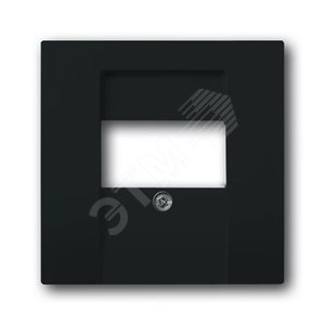 SOLO/FUTURE Плата центральная (накладка) для механизмов UAE/TAE 0247/0248 антрацит (1766-81) 2