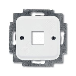Накладкадля 1-го разъёма Modular Jack (артикулы 0210, 0211 и 0219), серия Reflex SI, цвет альп. белый | 1753-0-3833  | 2CKA001753A3833 | ABB - фото 2
