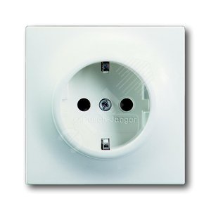 Розетка SCHUKO 16А 250В, серия impuls, цвет белый бархат | 2011-0-3891  | 2CKA002011A3891 | ABB