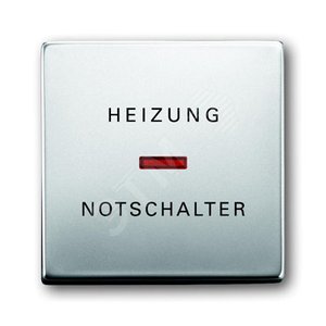 Клавиша для механизма 1-клавишного выкл./перекл./кнопки, с красной линзой, с маркировкой "HNS", серия pur/сталь | 1751-0-2963  | 2CKA001751A2963 | ABB 2