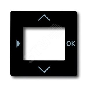 Плата центральная (накладка) для таймера 6455, 6456, серия solo/future, цвет антрацит | 6430-0-0303  | 2CKA006430A0303 | ABB 2