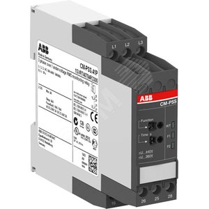 Реле контроля CM-PSS.41P Umin/Umax, чередование , обрыв фаз, Uпит=Uизм=3x400В AC, порог +/-10%, 2ПК, пружинные клеммы | 1SVR740784R3300 | ABB - фото 2