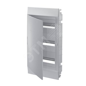 Щит распределительный встраиваемый ЩРв-п Mistral41 36М пластиковый непрозрачная дверь 850 градусов 3 ряда без клемм (41C12X31) 2