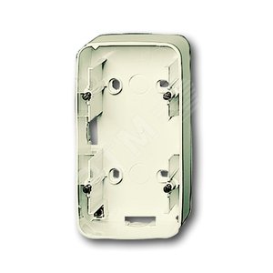 Коробка для открытого монтажа, 2 пост, серия Busch-Duro 2000 SI, цвет слоновая кость | 1799-0-0979  | 2CKA001799A0979 | ABB - фото 2