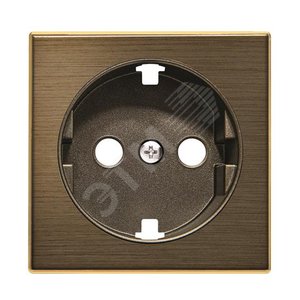 Накладка для розетки SCHUKO с плоской поверхностью, серия SKY, цвет античная латунь | 2CLA858890A1201 | ABB 2