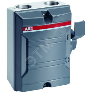 Выкл в боксе упр сбоку алюминий 3р 40А KSE340 TPN | 2CMA142415R1000 | ABB - фото 2