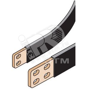Шина медная гибкая 24x6мм 500A l=2м (2шт)