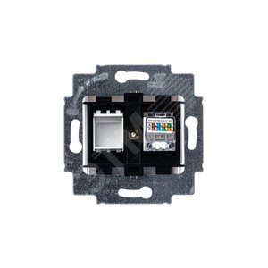 ABB Levit Жемчуг Розетка комп. RJ45 категория 5e и заглушка | 5014H-A51017 68W | 2CHH295117A6068 | ABB - фото 3