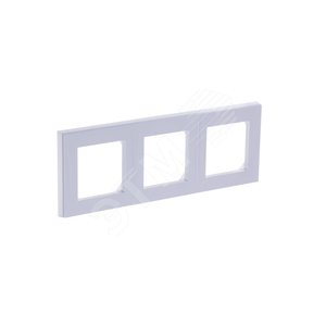 ABB Levit Белый / ледяной Рамка 3-ая | 3901H-A05030 01W | 2CHH015030A6001 | ABB - фото 4