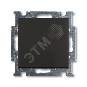 ABB Basic 55 Шато (чёрный) Переключатель 1-клавишный | 1012-0-2179  | 2CKA001012A2179 | ABB - фото 2