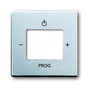 Плата центральная (накладка) для мех. цифрого FM-радио 8215 U, серия future/solo, цвет серебристо-алюминиевый | 8200-0-0052 | 2CKA008200A0052 | ABB 2