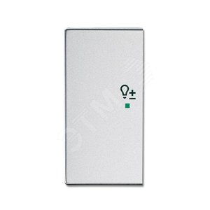 SRD-2-L-83 Клавиша двойная левая free@home, светорегулятор, future, серебристый алюминий | 6220-0-0165 | 2CKA006220A0165 | ABB - фото 2