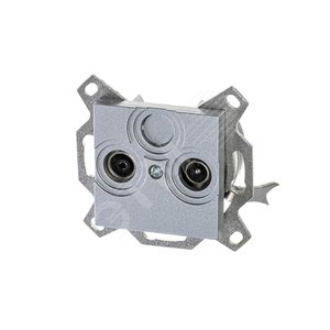 ABB Levit Серебро Розетка TV-R проходная 7дБ | 5011H-A03607 70W | 2CHH083607A6070 | ABB - фото 2