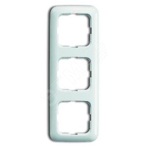 Рамка 3-постовая, серия Reflex SI, цвет альпийский белый | 1725-0-1538 | 2CKA001725A1538 | ABB - фото 2