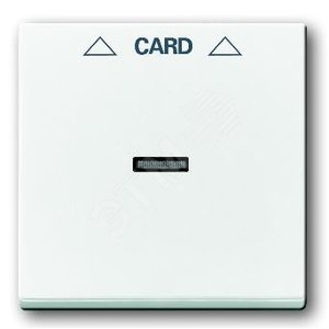Накладка карточного выключателя, Impressivo, белый | 1792-84 | 2TKA000581G1 | ABB - фото 2