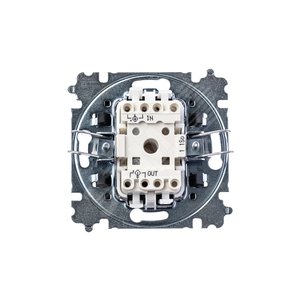 ABB Levit Белый / дымчатый чёрный Выключатель 1-кл. | 3559H-A01445 62W | 2CHH590145A6062 | ABB - фото 4