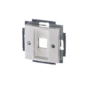 ABB Basic 55 Альп. белый Плата центральная 1-я для коммуникац розеток 0210, 0211 и 0219 | 1753-0-0213  | 2CKA001753A0213 | ABB - фото 2