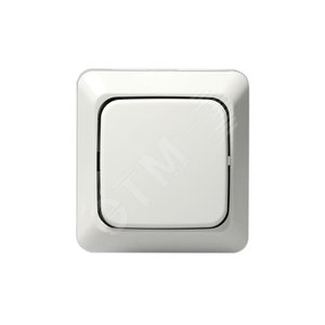 Переключатель 1-клавишный кросс, 16А/250 В (схема 7), серия Jussi, белый, поверхностный монтаж | 1067A4  | 2TKA000203G1 | ABB 2