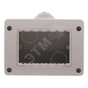 ABB Zenit Коробка IP40 для открытой установки на 3 модуля, Zenit/Stylo | N3391.1 | 2CLA339110N1101 | ABB - фото 2