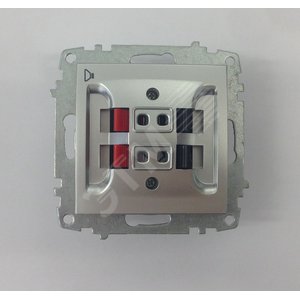 Cosmo Розетка аудио 2 поста титаниум - ABB
