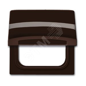 Плата промежуточная с крышкой для центр. плат , с полем для надписи, IP44, серия Allwetter 44, цвет коричневый | 1710-0-3786  | 2CKA001710A3786 | ABB - фото 2