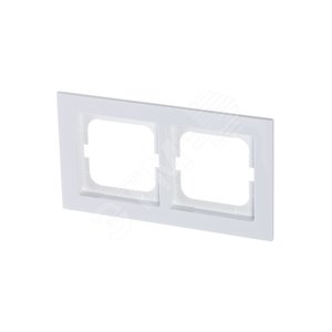 Рамка 2-постовая, серия axcent, цвет белый | 1754-0-4332 | 2CKA001754A4332 | ABB 2
