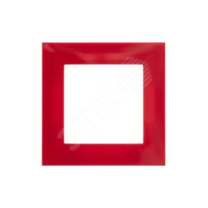 ABB Levit Красный / дымчатый чёрный Рамка 1-ая | 3901H-A05010 65W | 2CHH015010A6065 | ABB - фото 3