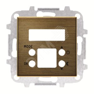 CP-RTC-FC-85NS Накладка контроллера фанкойлов free@home, SKY, черный бархат - фото 2