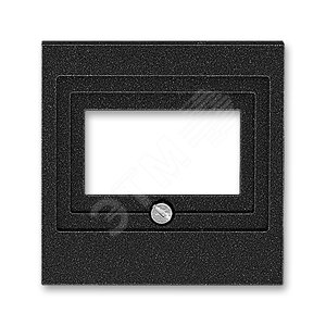 ABB Levit Антрацит / дымчатый чёрный Накладка для розеток USB / HDMI / VGA Антрацит | 5014H-A00040 63 | 2CHH290040A4063 | ABB - фото 2