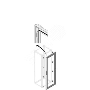 Дверь со стеклом IP65,H=2000 мм;W=750 мм|1STQ009404A0000 | ABB - фото 2