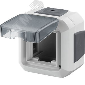 Коробка накладного монтажа ABB Variant+ IP54 для механизмов 45х45 с крышкой с четырьмя вводами серый (3903N-C06541 S) - ABB