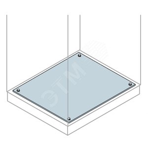 Панель нижняя фиксированная 800x1000мм | EF8012 | ABB - фото 2