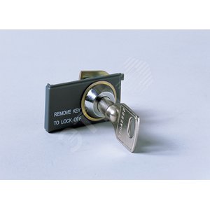 Блокировка выключателя в разомкнутом состоянии LOCK IN OPEN POSITION - SAME KEY N.20007 2