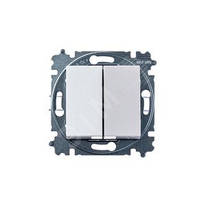 ABB Levit Жемчуг / ледяной Выключатель 2-кл. | 3559H-A05445 68W | 2CHH590545A6068 | ABB - фото 5