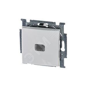 ABB Basic 55 Альп. белый Выключатель 1-клавишный с подсветкой | 1012-0-2153 | 2CKA001012A2153 | ABB - фото 2