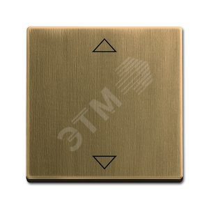 Клав. для мех. эл.выкл. 6411 U-101, 6411 U/S-101,6418 U,реле 6402 U,серия Династия,Латунь античная | 6430-0-0407  | 2CKA006430A0407 | ABB 2