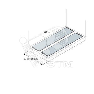 Панель скользящая для ввода кабеля 1600х500мм ШхГ (CF1650)