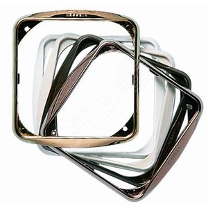 Обрамление декоративное для 1-постовых рамок, серия Stylo, цвет титан - ABB