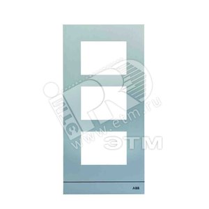 Рамка станции вызова размер 3 серебристая