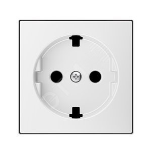 Накладка для розетки SCHUKO с плоской поверхностью, серия SKY, цвет альпийский белый|2CLA858890A1101| ABB 2