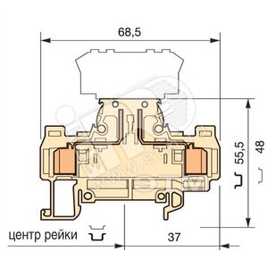 Клемма D1.5/6.S.ADO.NF ADO 1.5мм.кв. - ABB